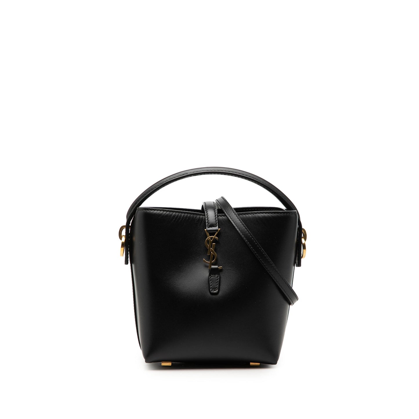 Saint Laurent Mini Shiny Calfskin Le 37 Bucket Bag