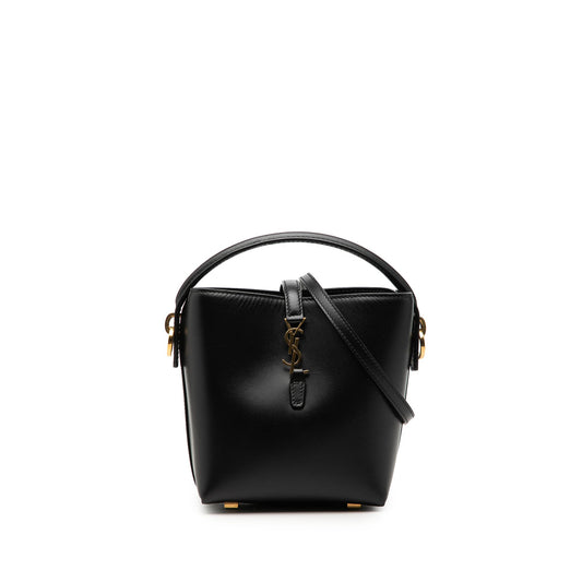 Saint Laurent Mini Shiny Calfskin Le 37 Bucket Bag