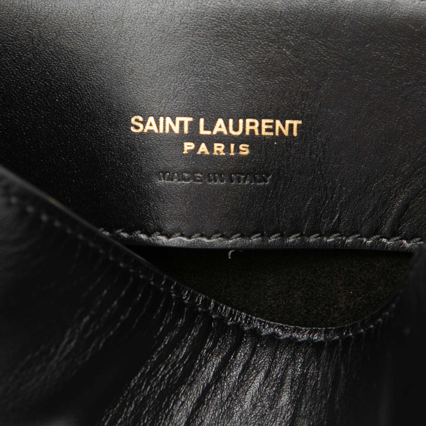Saint Laurent Mini Shiny Calfskin Le 37 Bucket Bag