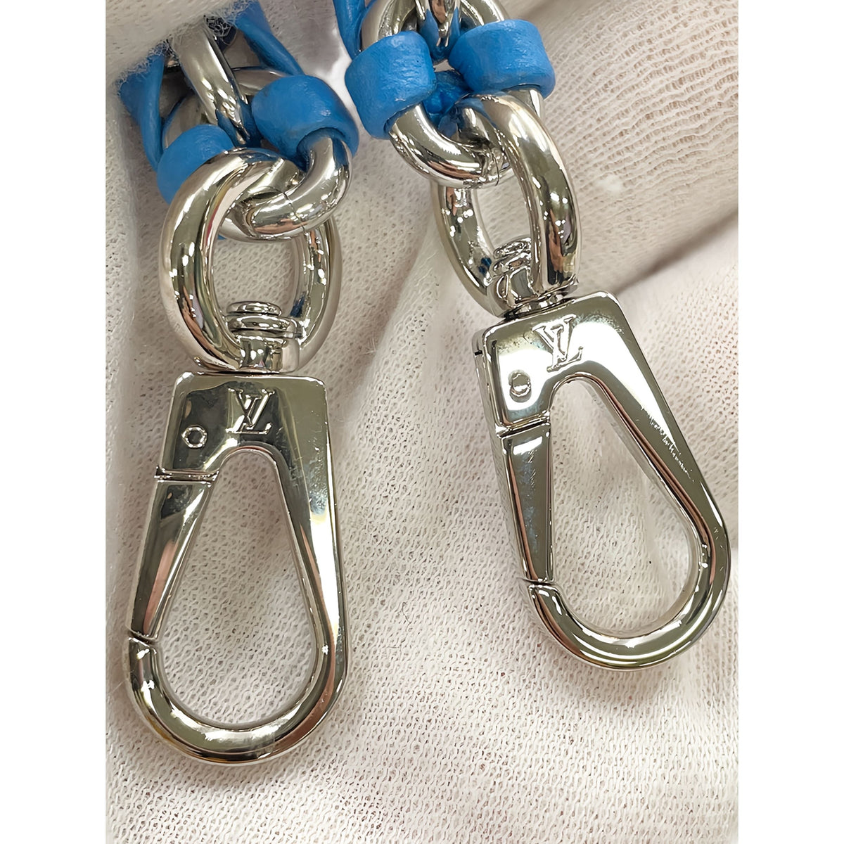 Louis Vuitton Yayoi Kusama Monogram Empreinte Speedy Bandouliere 20 — Blue