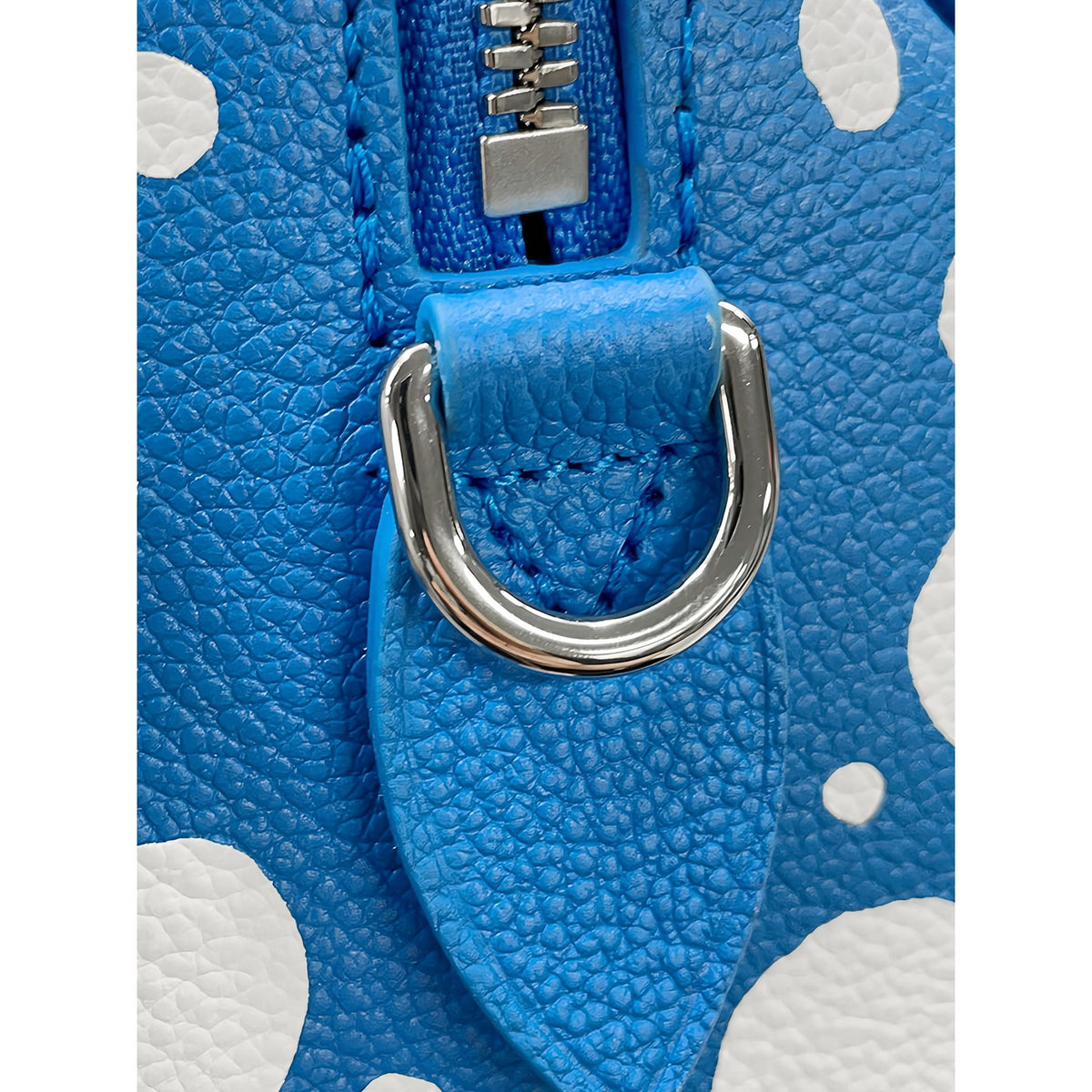 Louis Vuitton Yayoi Kusama Monogram Empreinte Speedy Bandouliere 20 — Blue