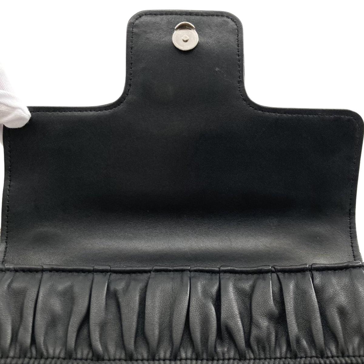 Prada Nappa Gaufre Chain Flap