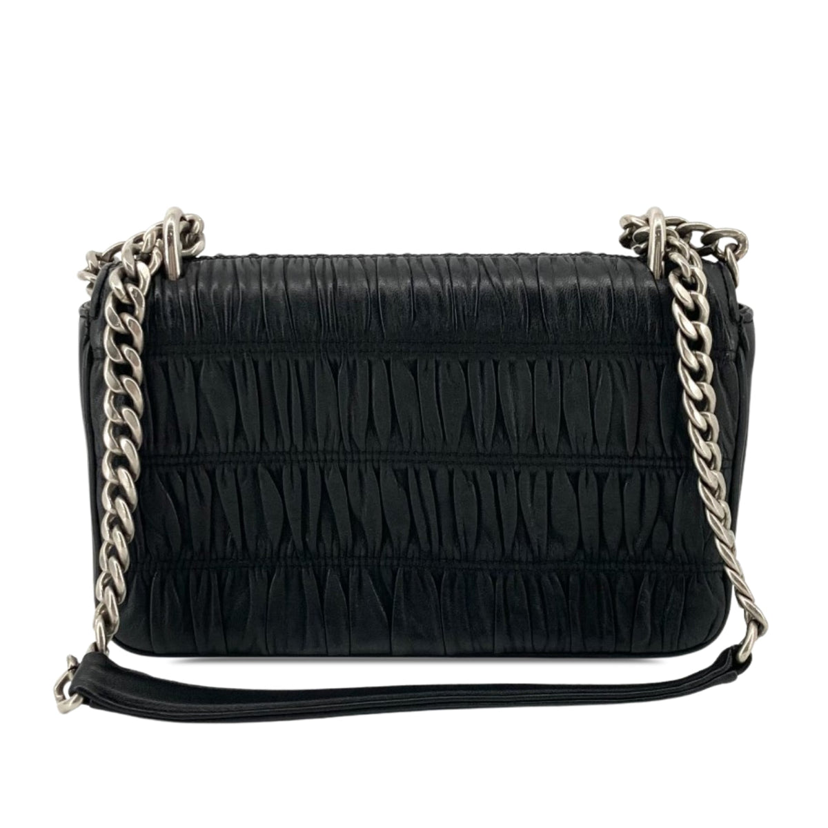 Prada Nappa Gaufre Chain Flap