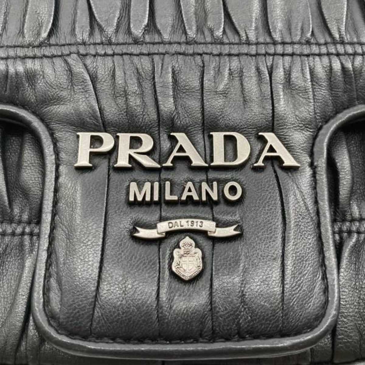 Prada Nappa Gaufre Chain Flap