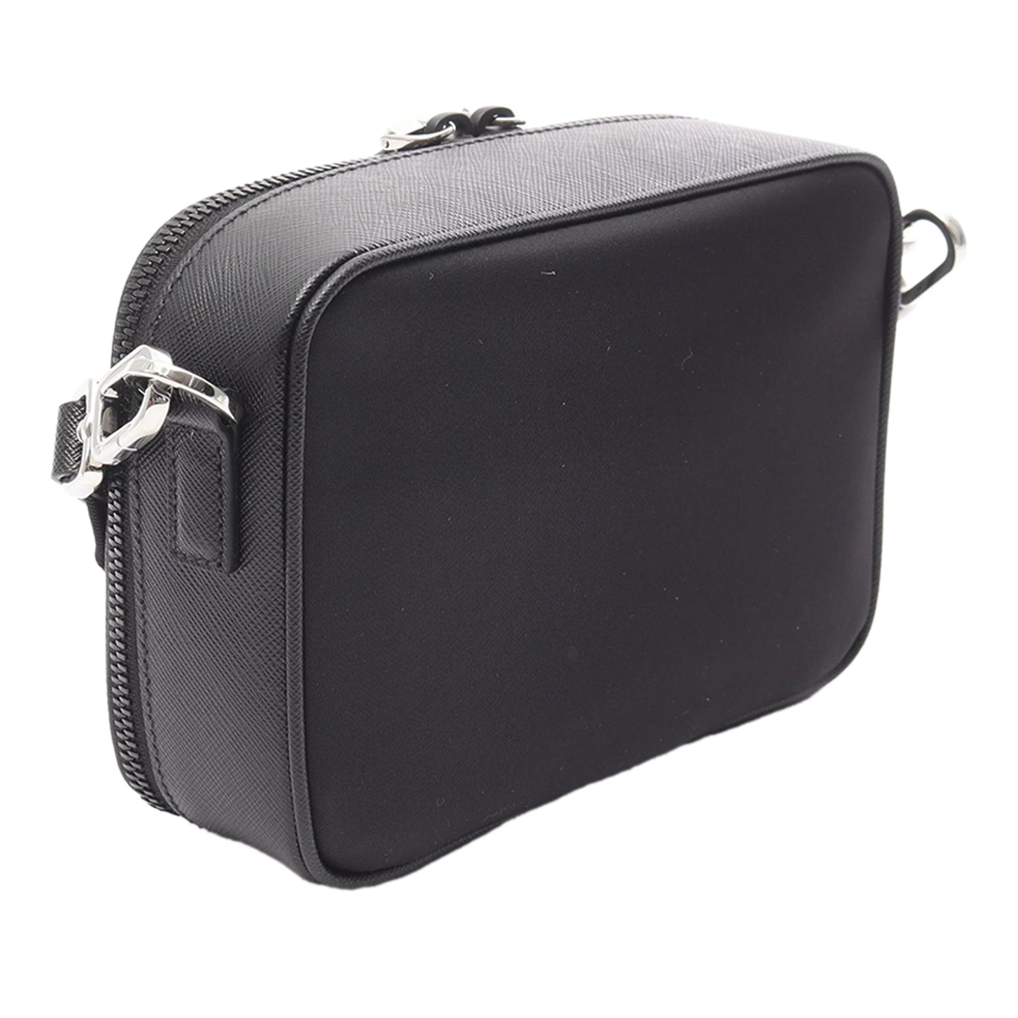 Prada Re Nylon and Saffiano Brique Crossbody