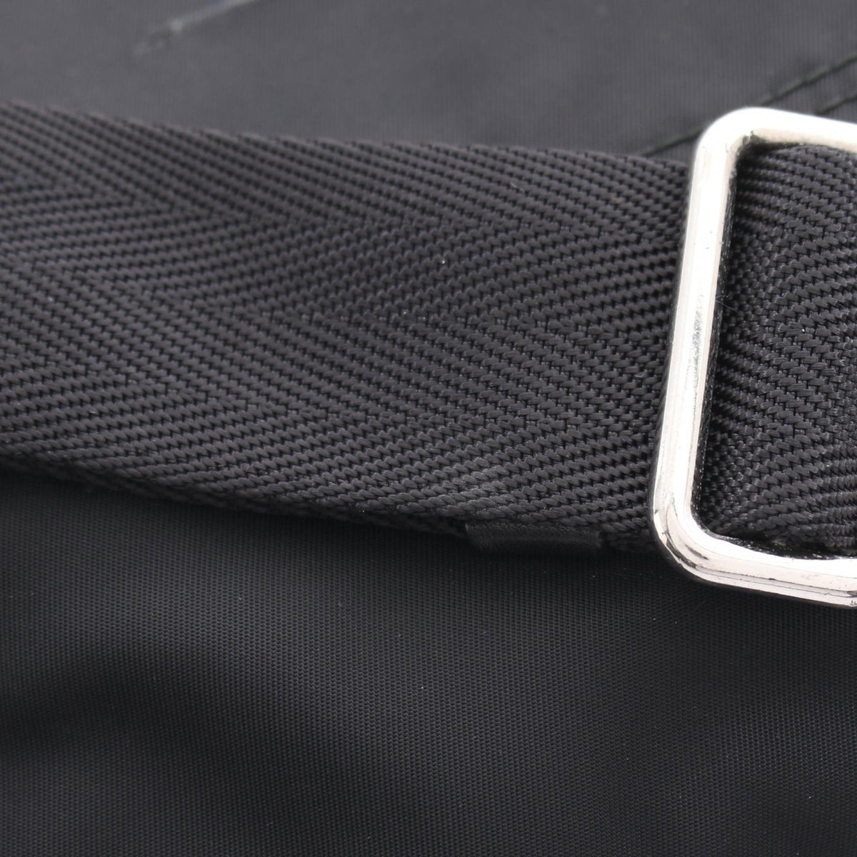 Prada Tessuto Zip Top Crossbody — Black