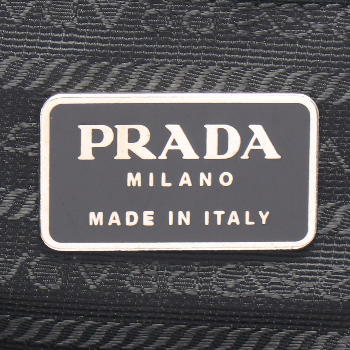 Prada Tessuto Zip Top Crossbody — Black