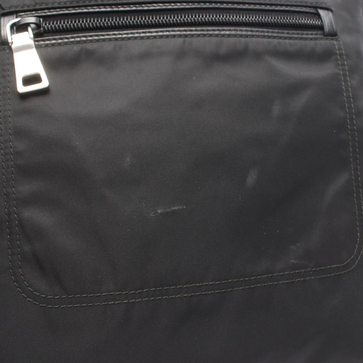 Prada Tessuto Zip Top Crossbody — Black
