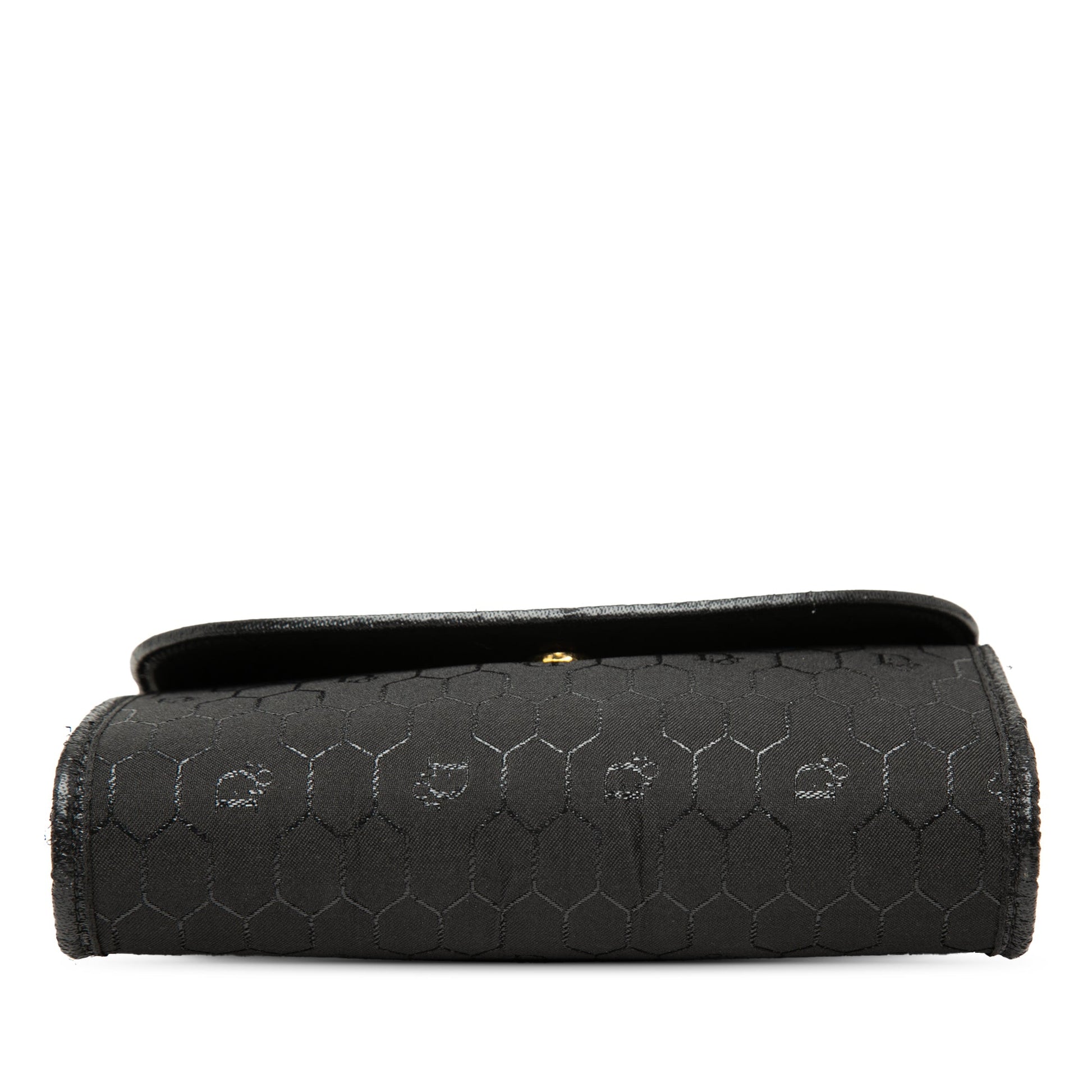 Dior Honeycomb Canvas Chain Flap Crossbody