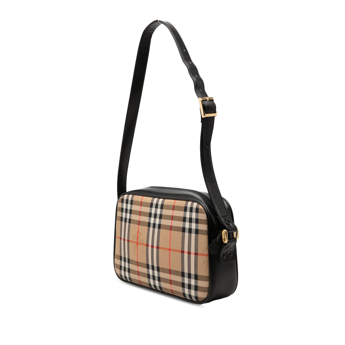 Burberry Haymarket Check Canvas Camera Bag