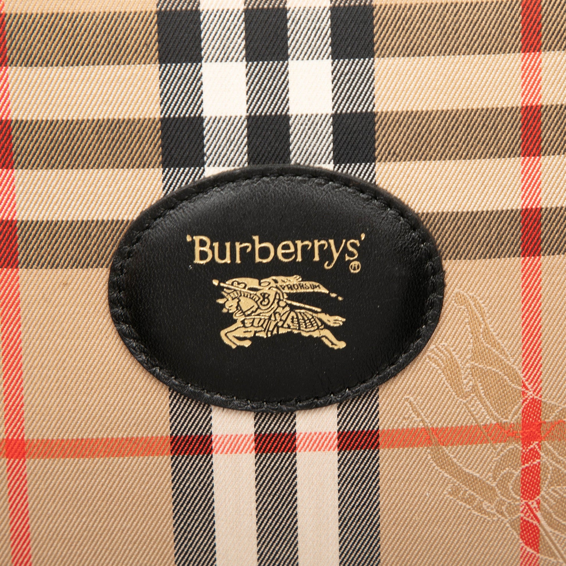 Burberry Haymarket Check Canvas Camera Bag