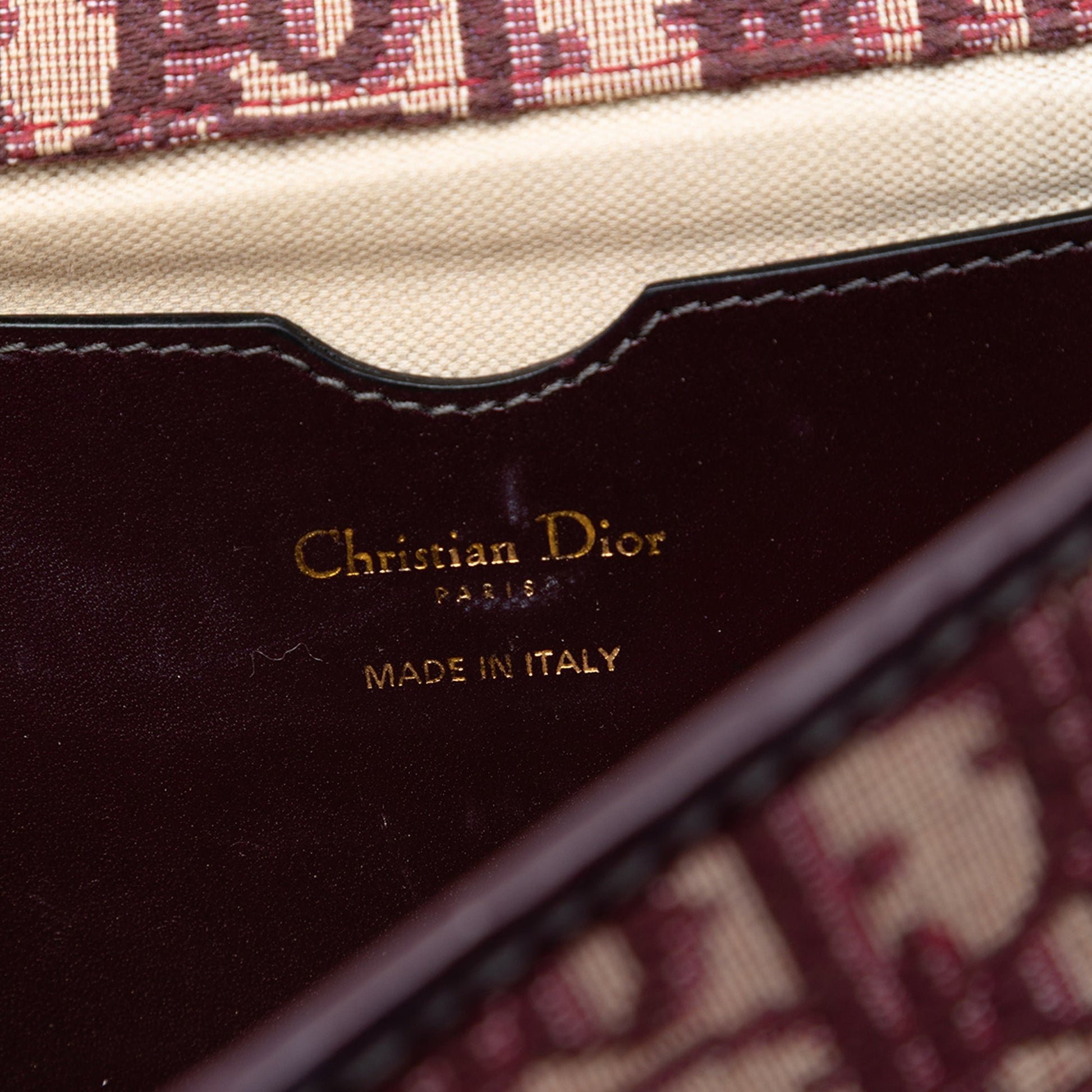 Dior Oblique Canvas Chain Crossbody