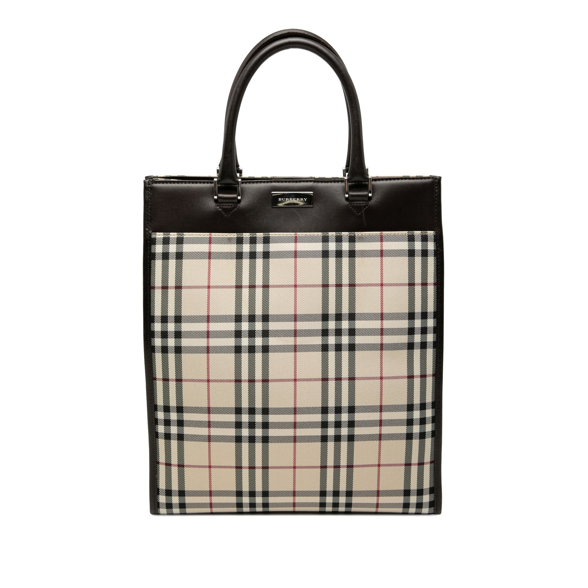 Burberry House Check Canvas Tote