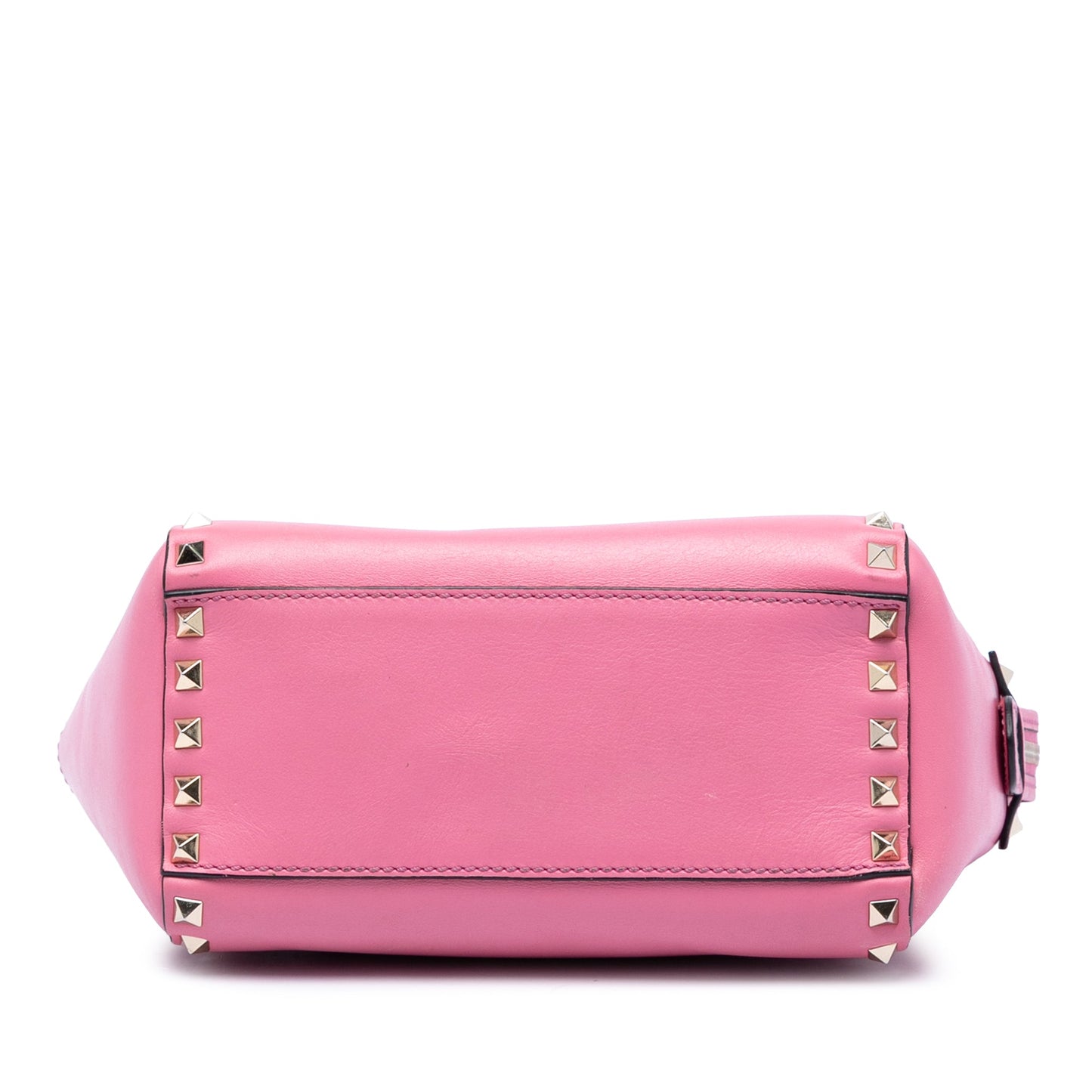 Valentino Mini Leather Rockstud Double Handle Tote