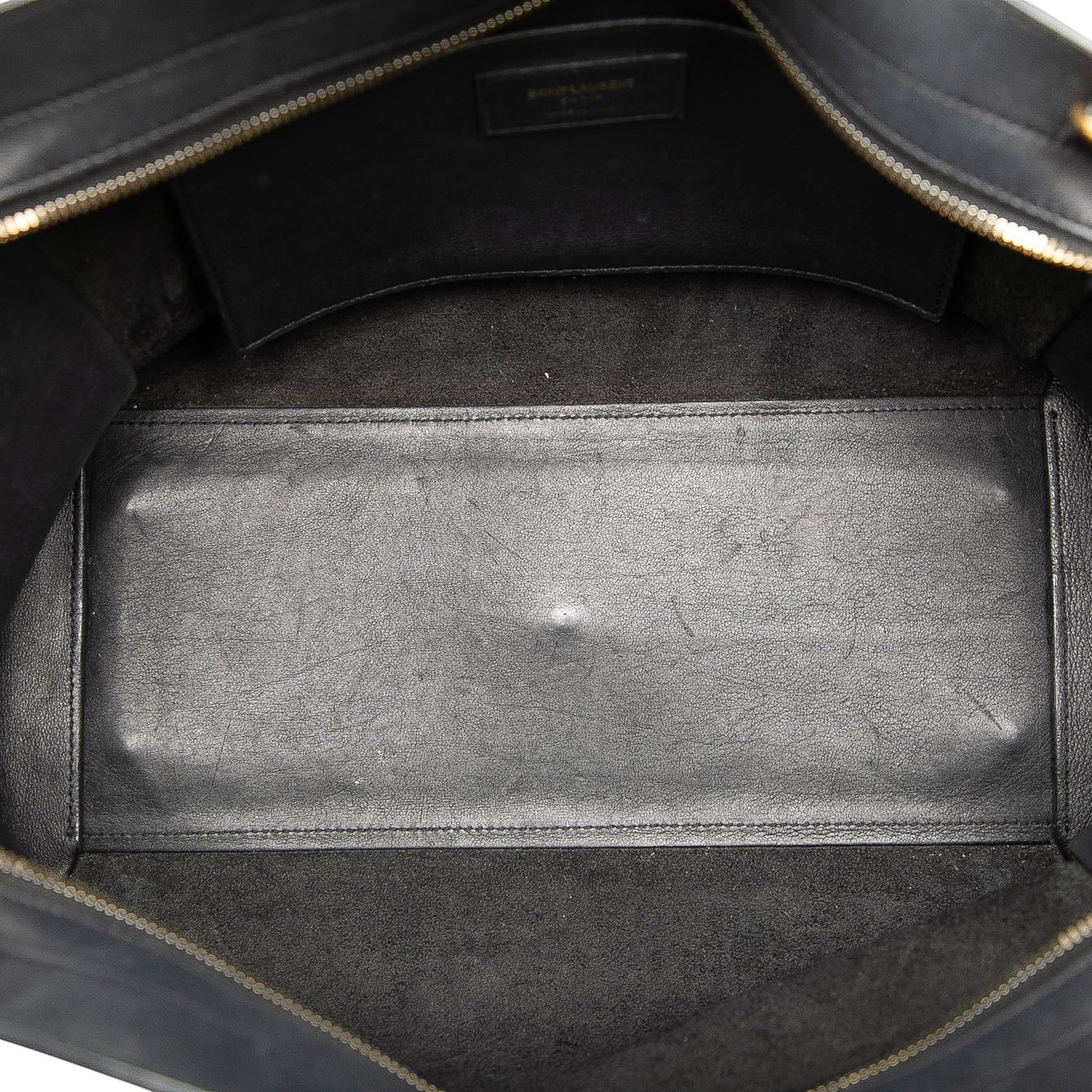 Saint Laurent Small Leather Downtown Cabas Satchel