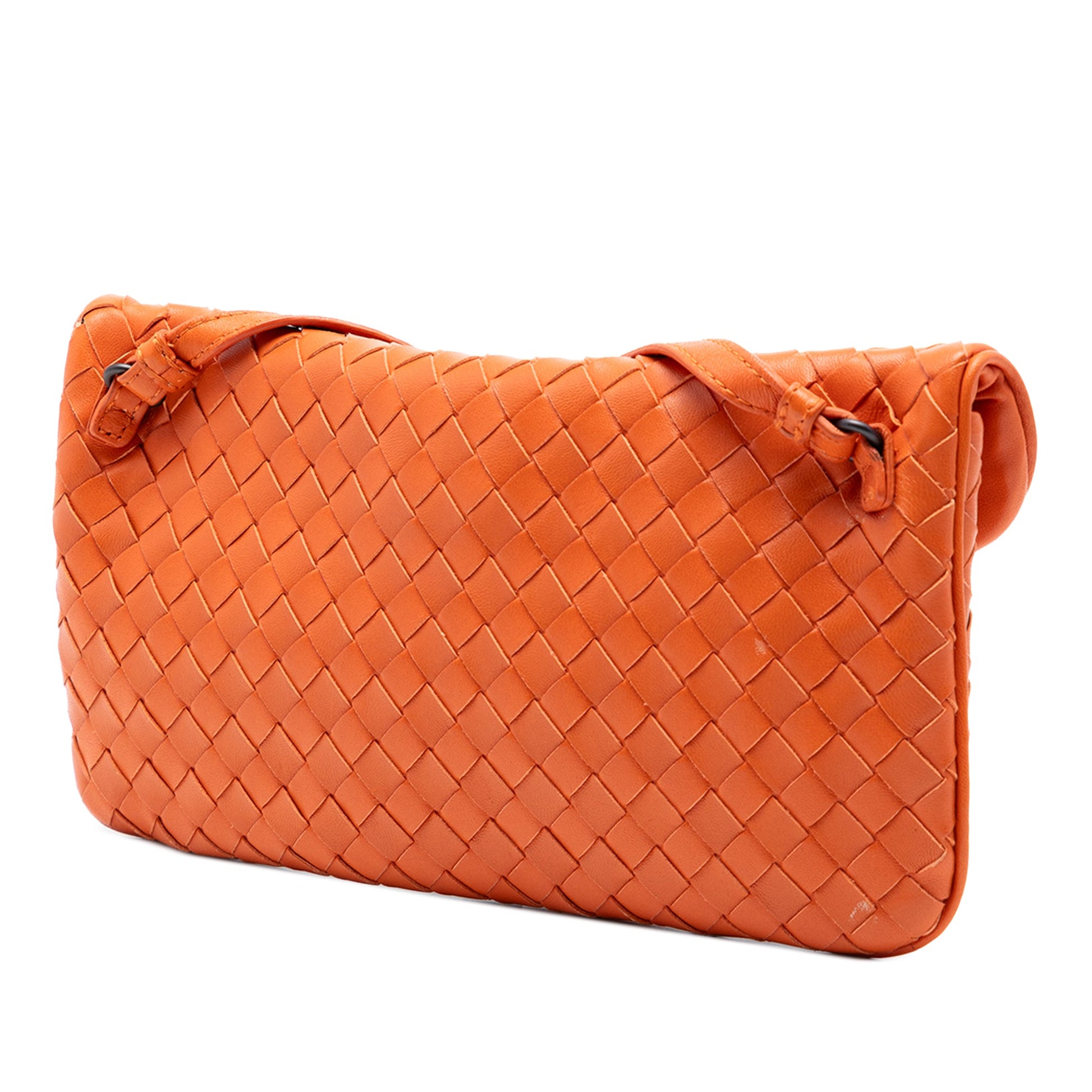 Bottega Veneta Mini Nappa Intrecciato Turn Lock Crossbody