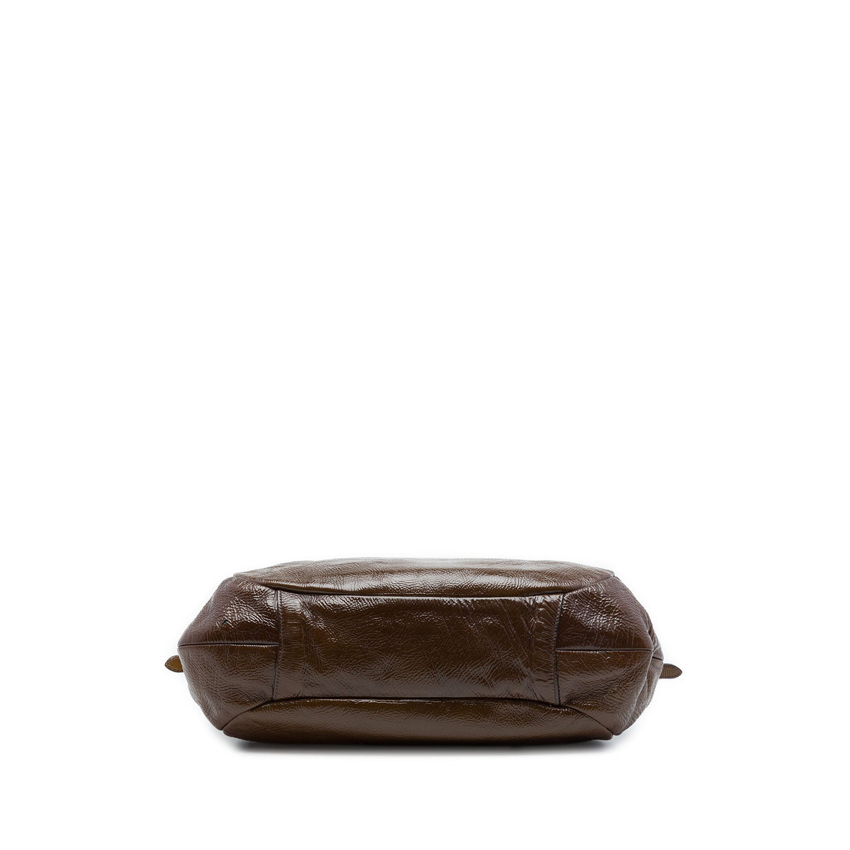 Prada Sfumata Vernice Ombre Tote — Brown