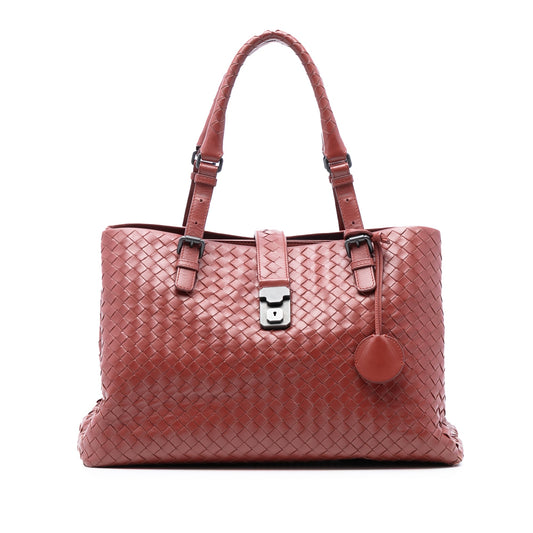 Bottega Veneta Medium Nappa Intrecciato Roma Tote