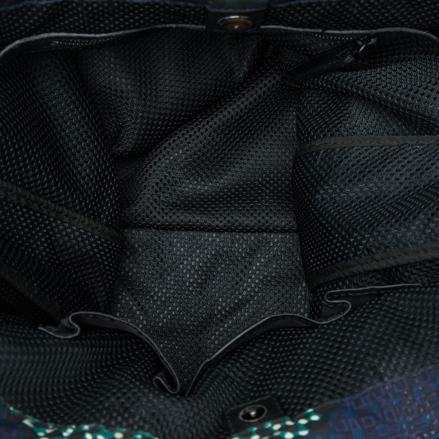 Burberry Leather Trimmed Prorsum Printed Nylon Tote
