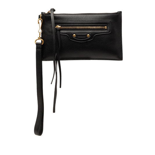 Balenciaga Grained Calfskin Neo Classic Pouch XS