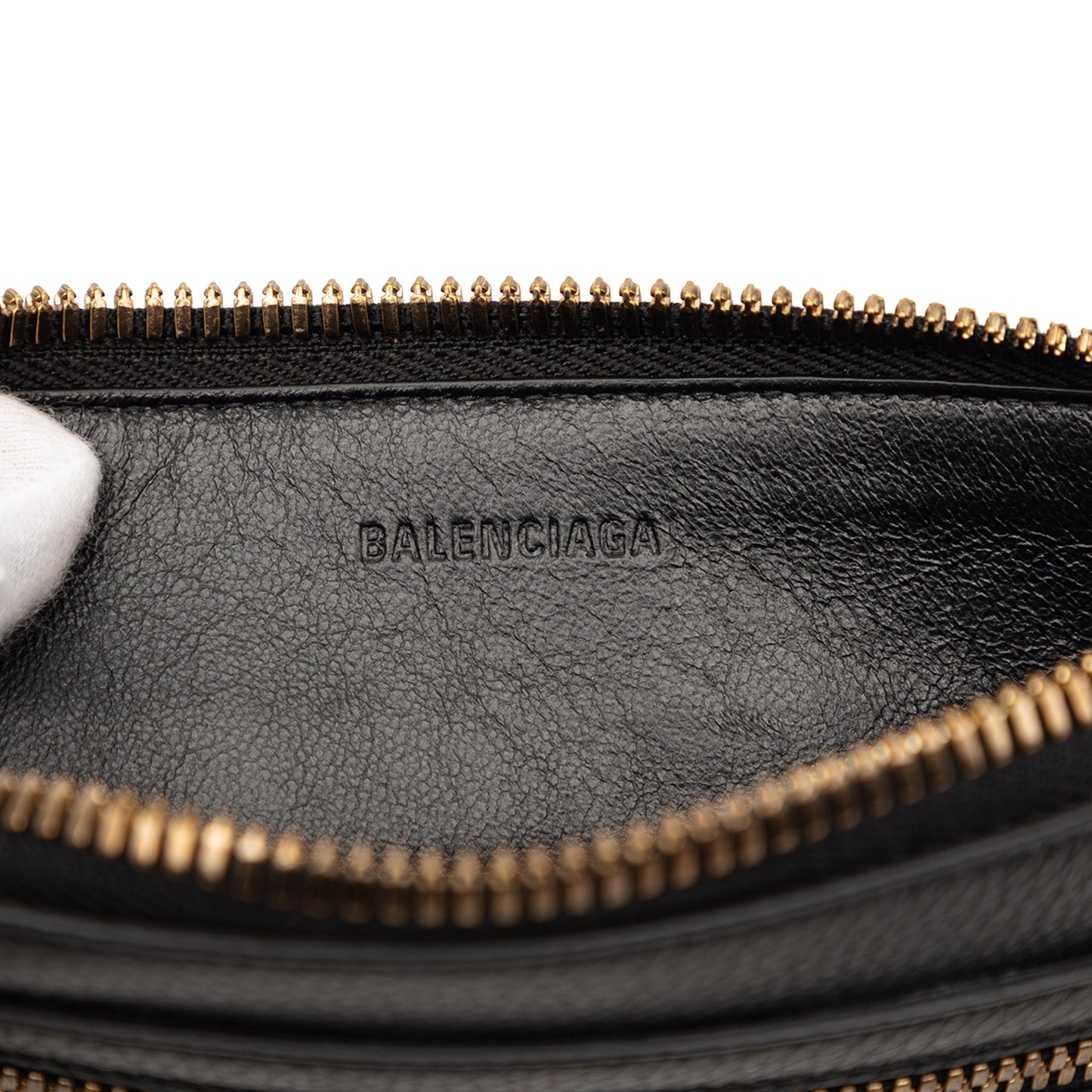 Balenciaga Grained Calfskin Neo Classic Pouch XS