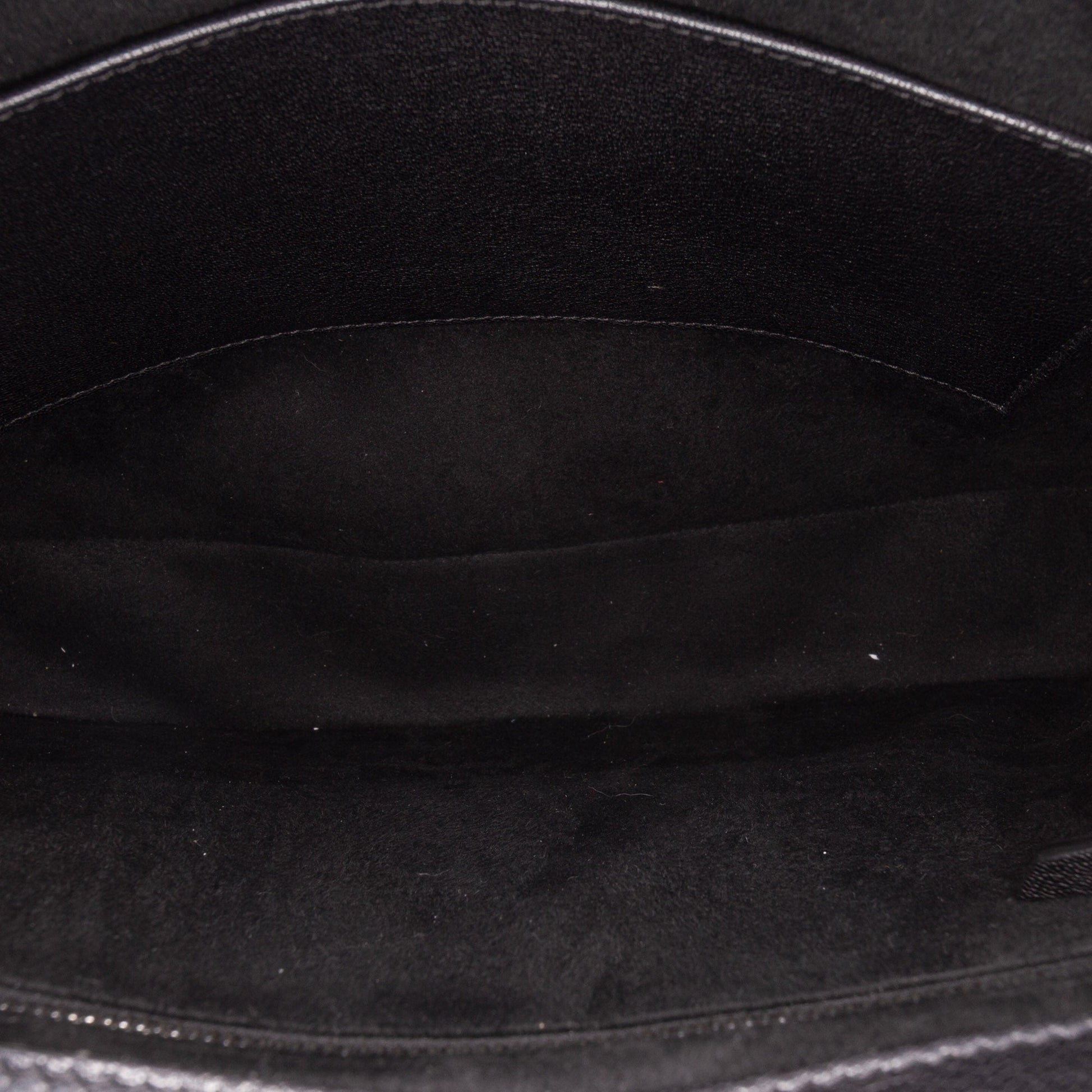 Maison Margiela Bicolor Goatskin and Canvas New Lock Horizontal Satchel