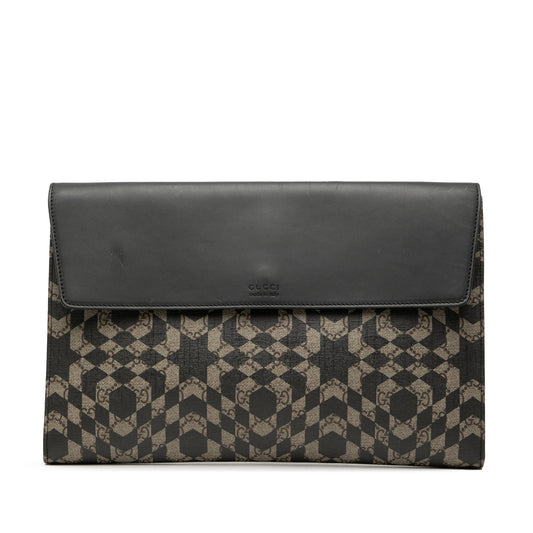 Gucci GG Supreme Caleido Clutch Bag