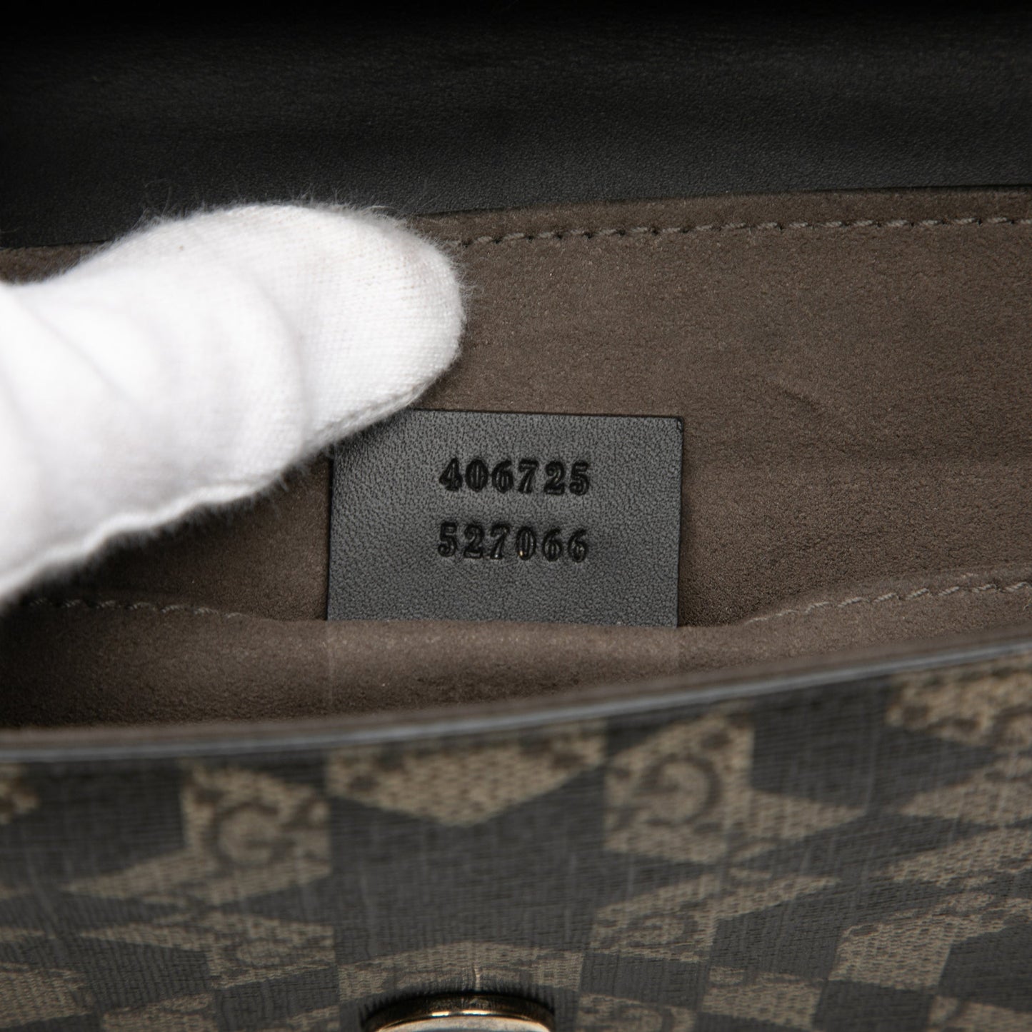 Gucci GG Supreme Caleido Clutch Bag