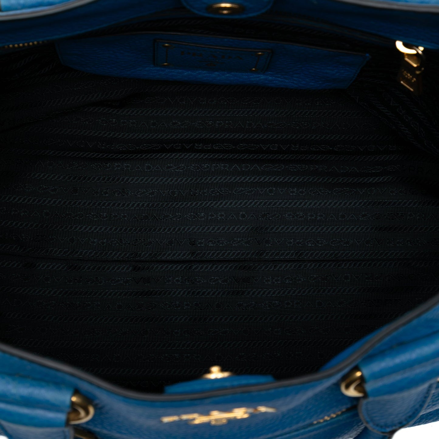 Prada Vitello Daino Open Convertible Tote