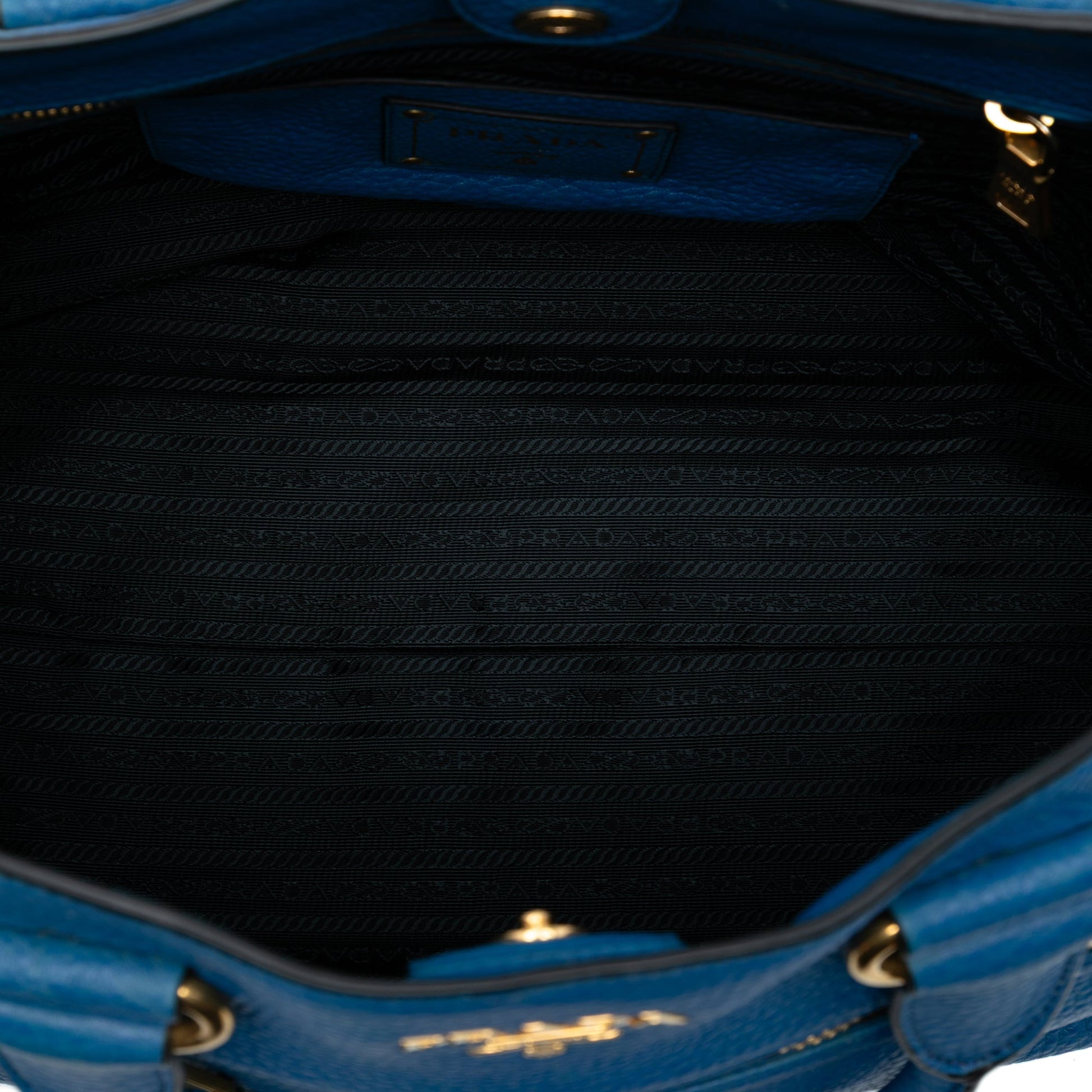 Prada Vitello Daino Open Convertible Tote