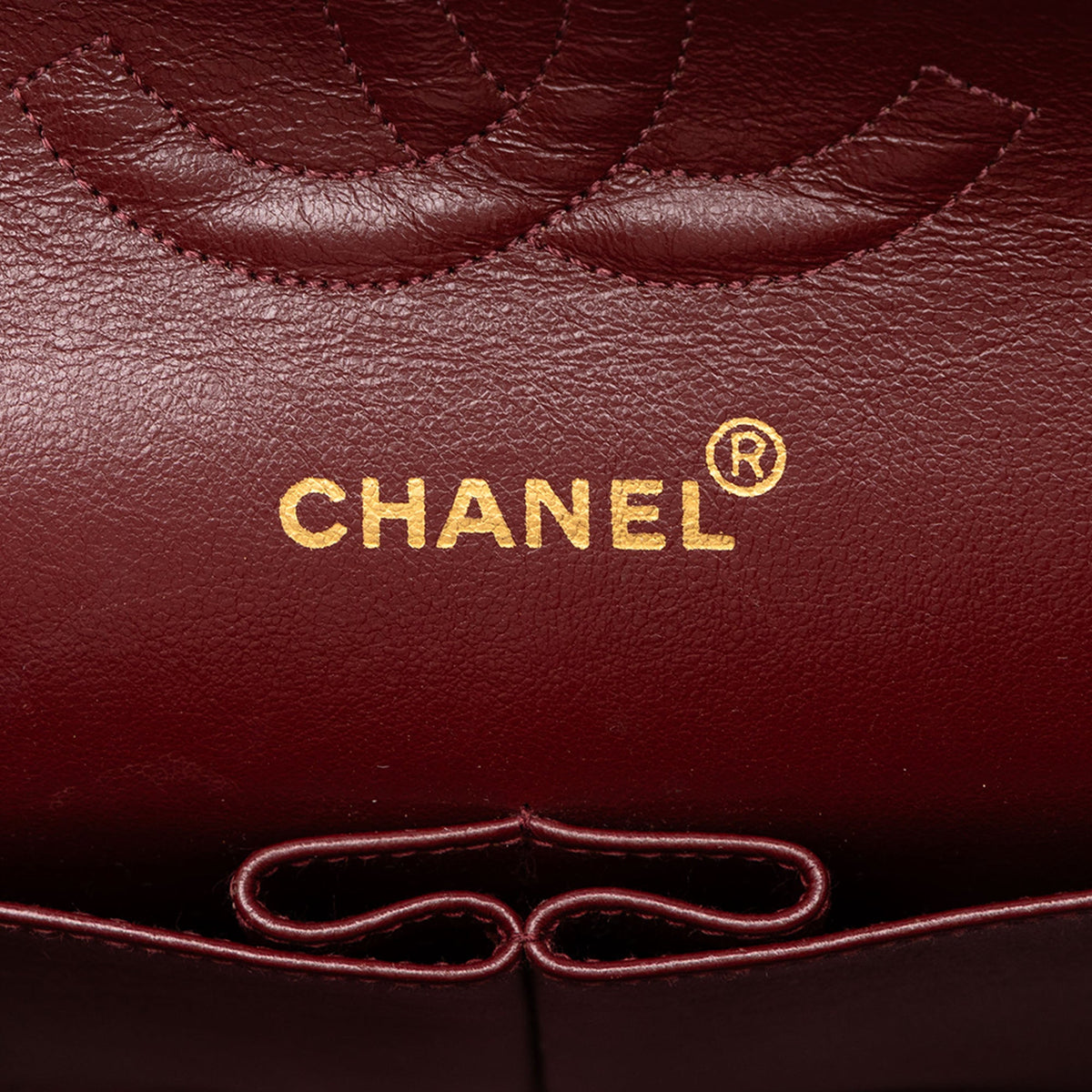 Chanel Medium Classic Lambskin Double Flap — Black