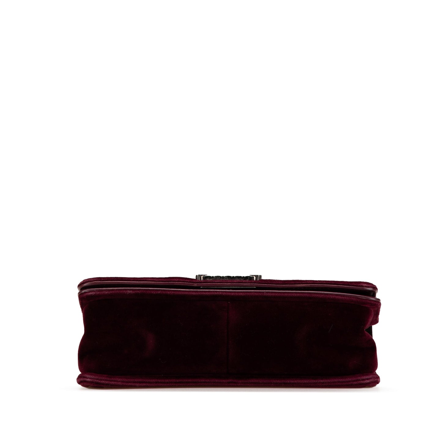 Chanel Old Medium Velvet and Tweed Boy Flap