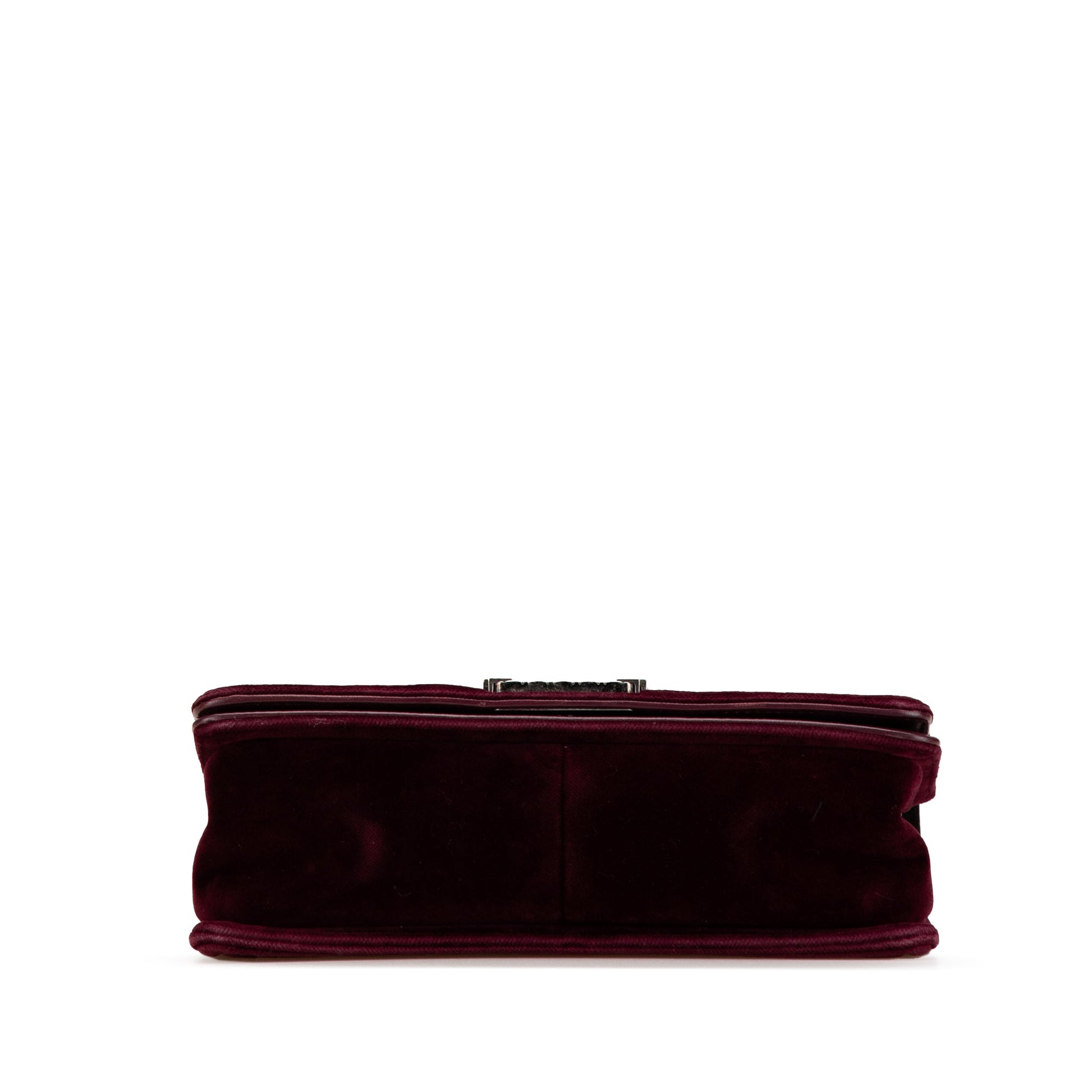Chanel Old Medium Velvet and Tweed Boy Flap