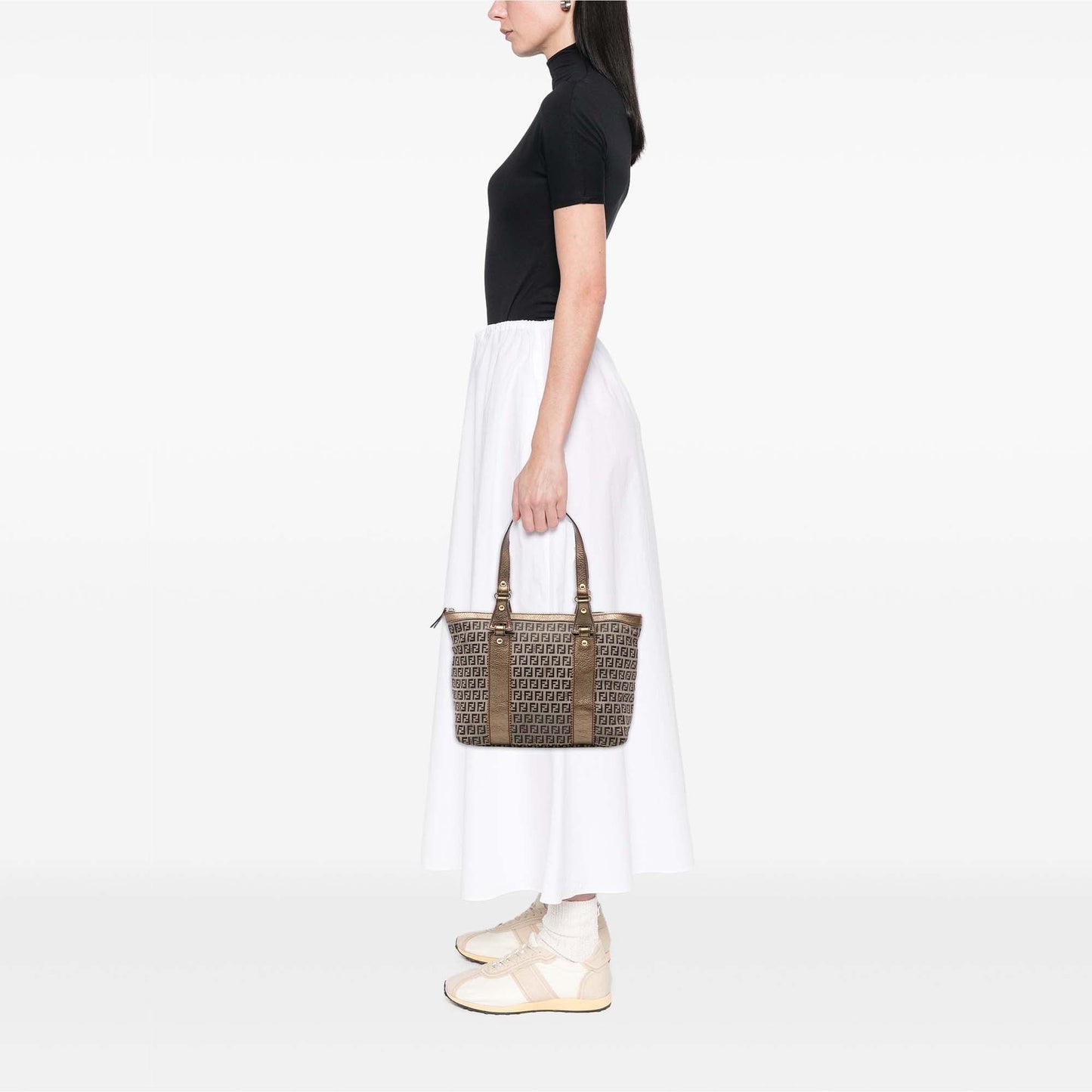 Fendi Zucchino Canvas Tote