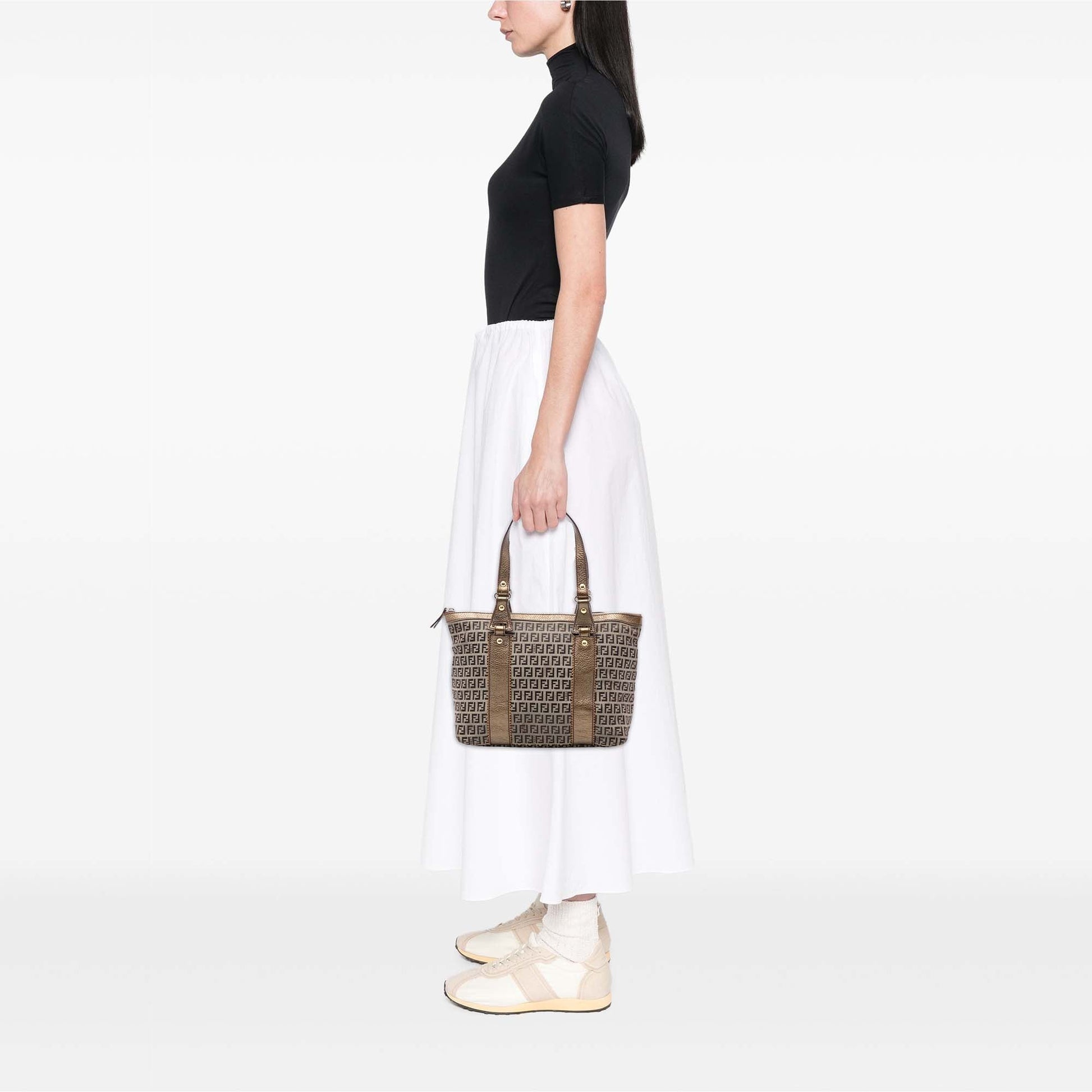Fendi Zucchino Canvas Tote