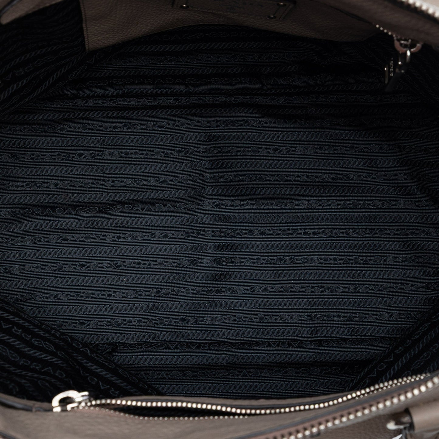 Prada Vitello Daino Double Handle Bag