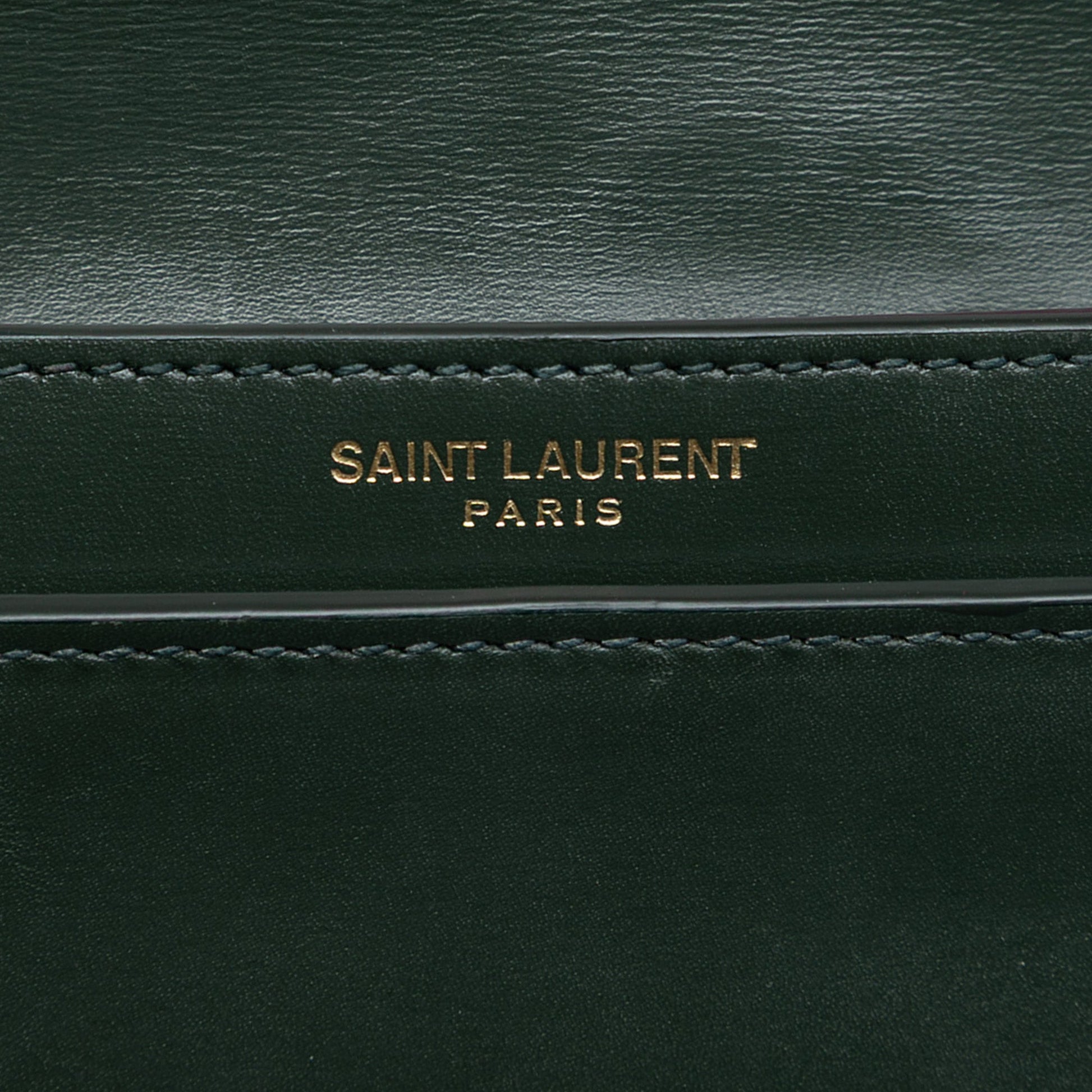 Saint Laurent Smooth Calfskin Monogram Cassandra Clasp Bag