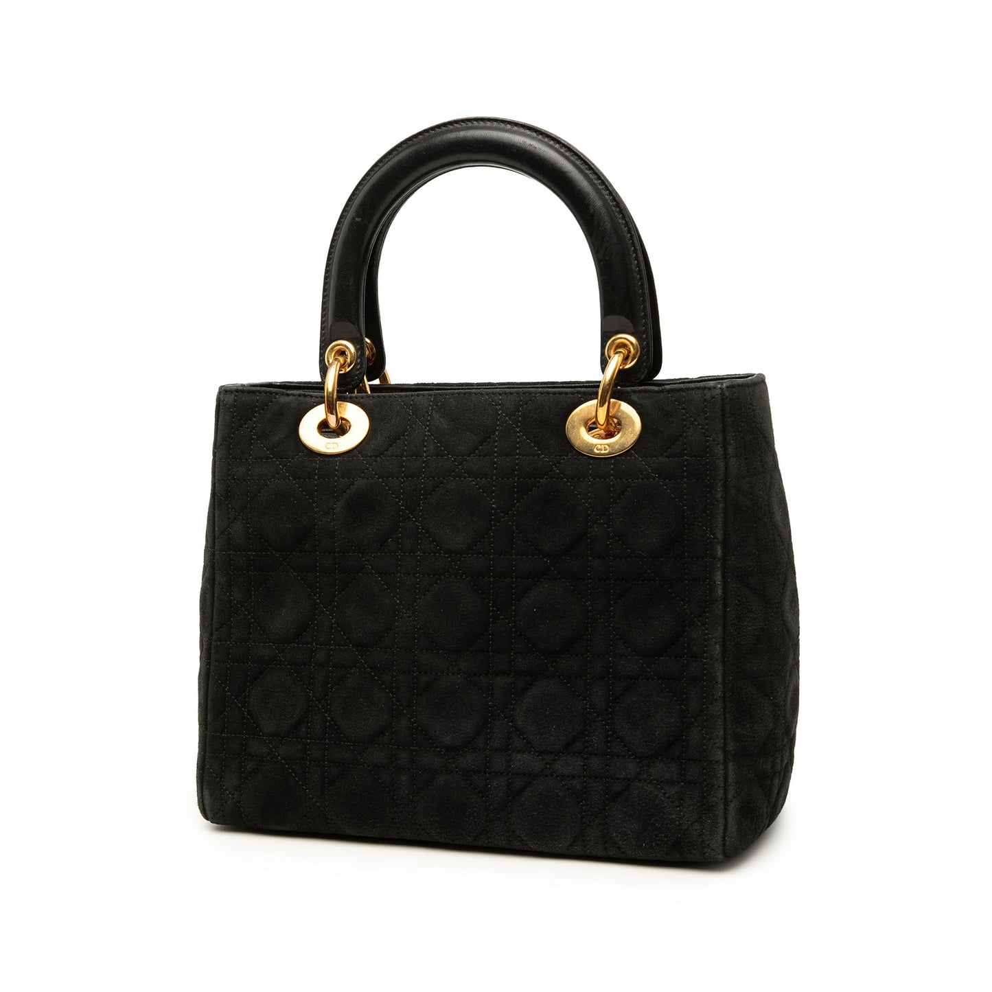 Dior Medium Suede Cannage Lady Dior