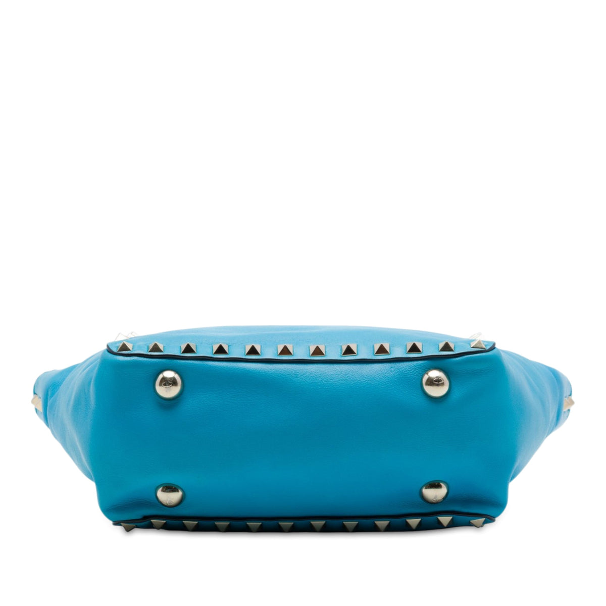 Valentino Mini Leather Rockstud Trapeze Satchel