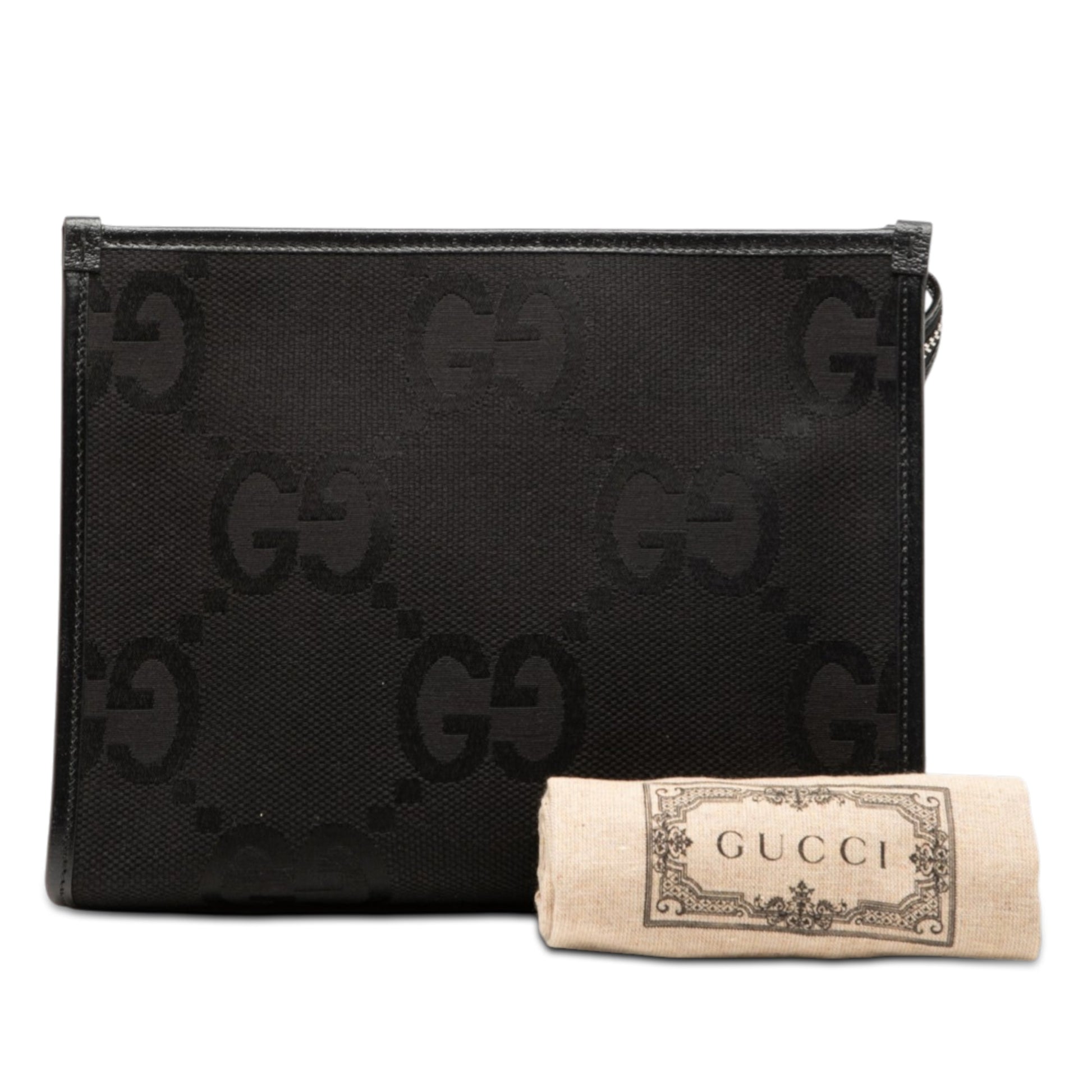 Gucci Jumbo GG Canvas Pouch