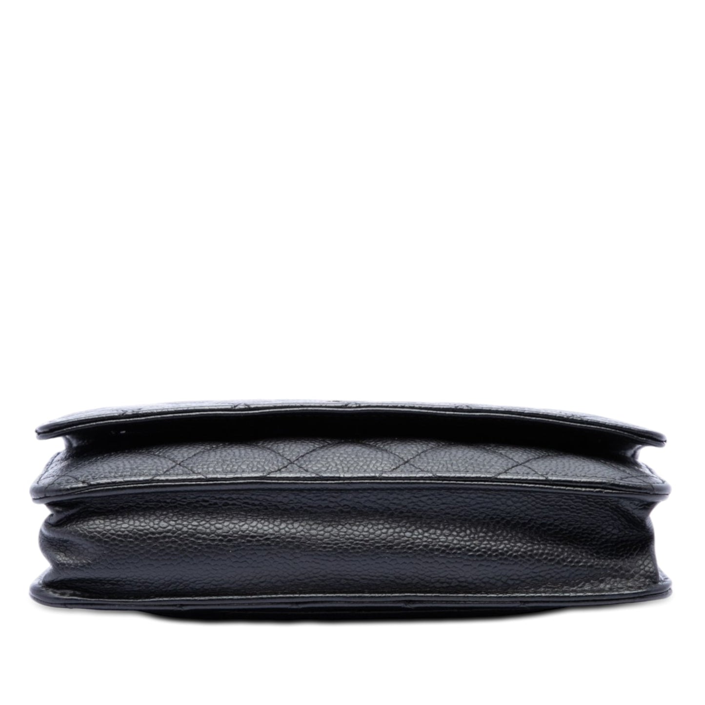 Chanel CC Quilted Caviar Wallet on Chain