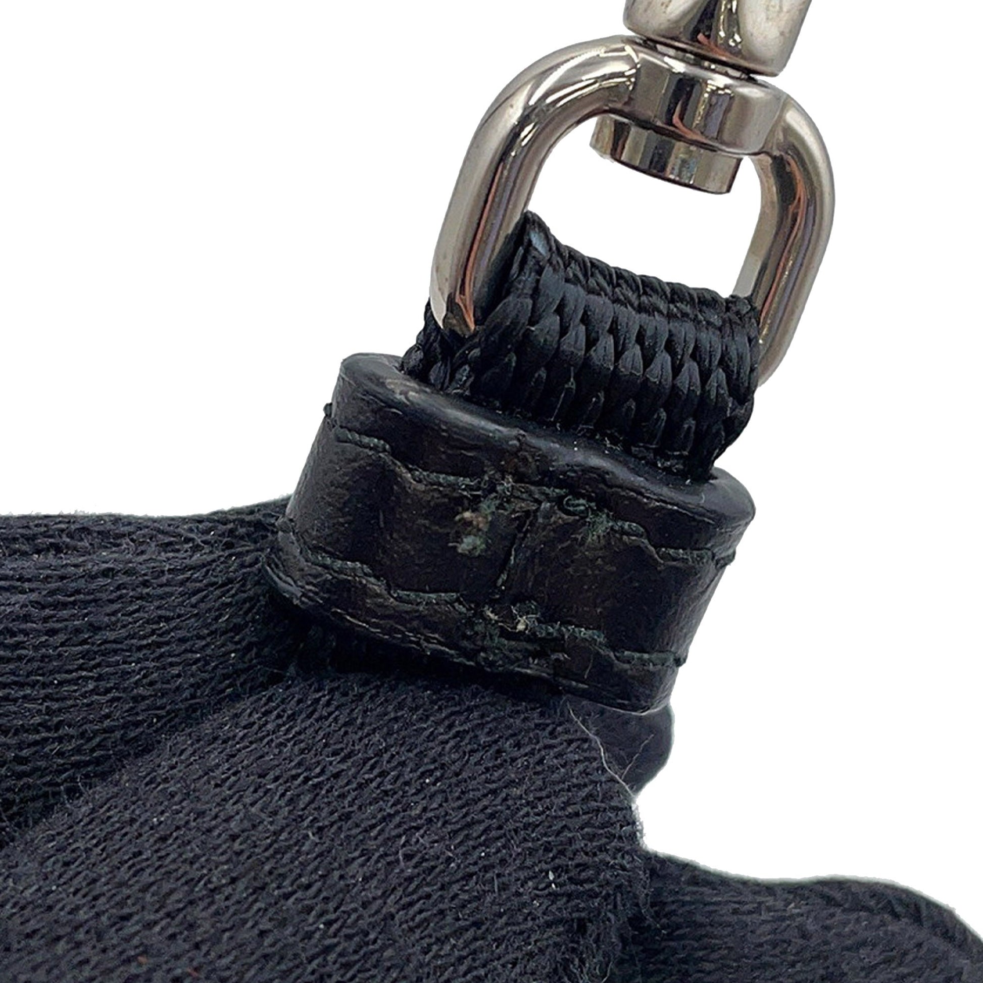 Prada Mini Tessuto Round Pouch Crossbody