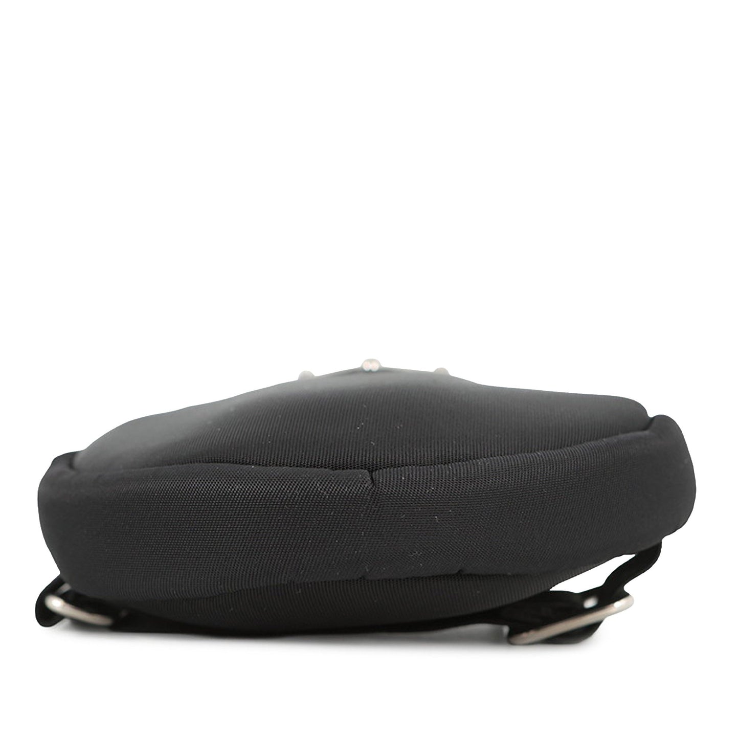 Prada Mini Tessuto Round Pouch Crossbody
