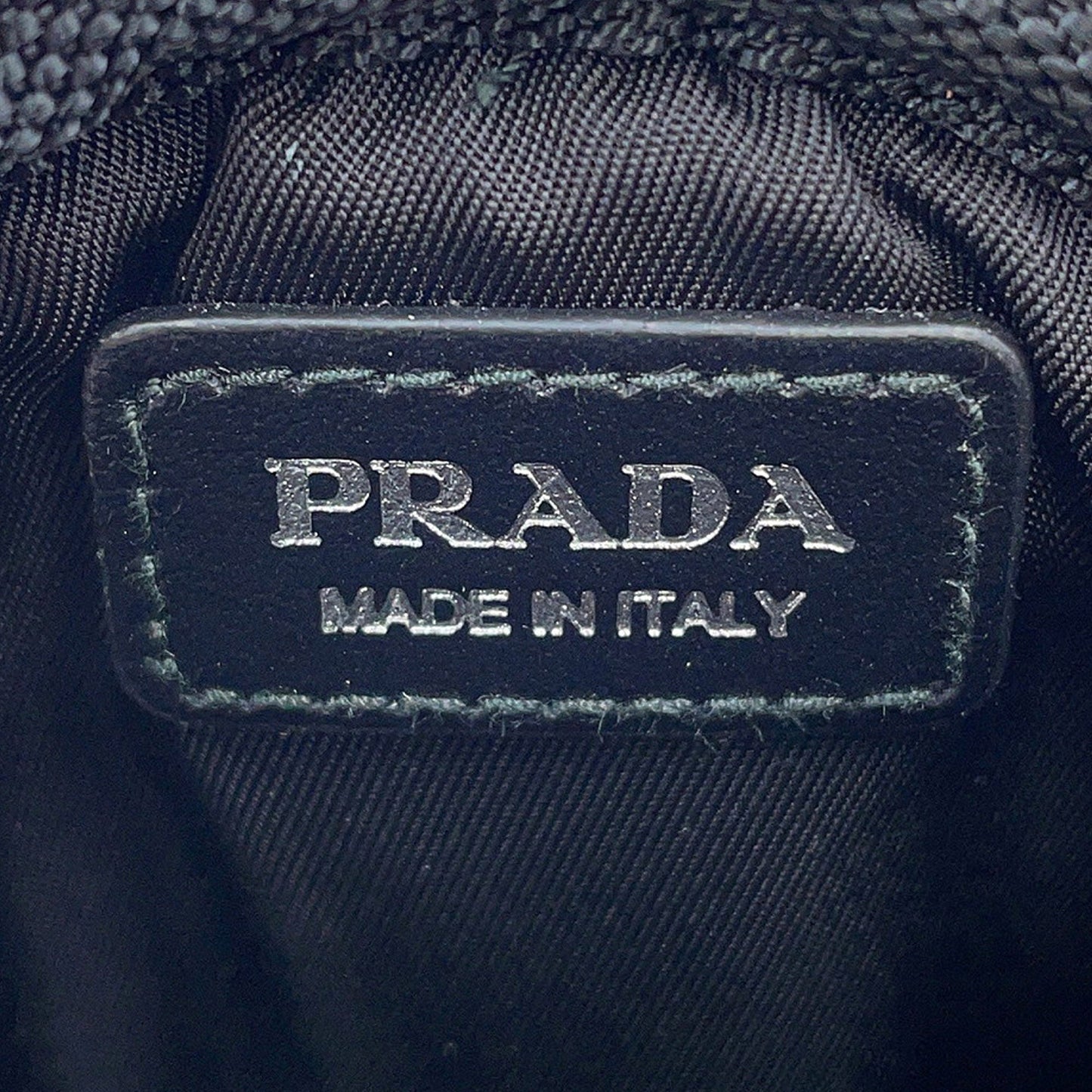 Prada Mini Tessuto Round Pouch Crossbody
