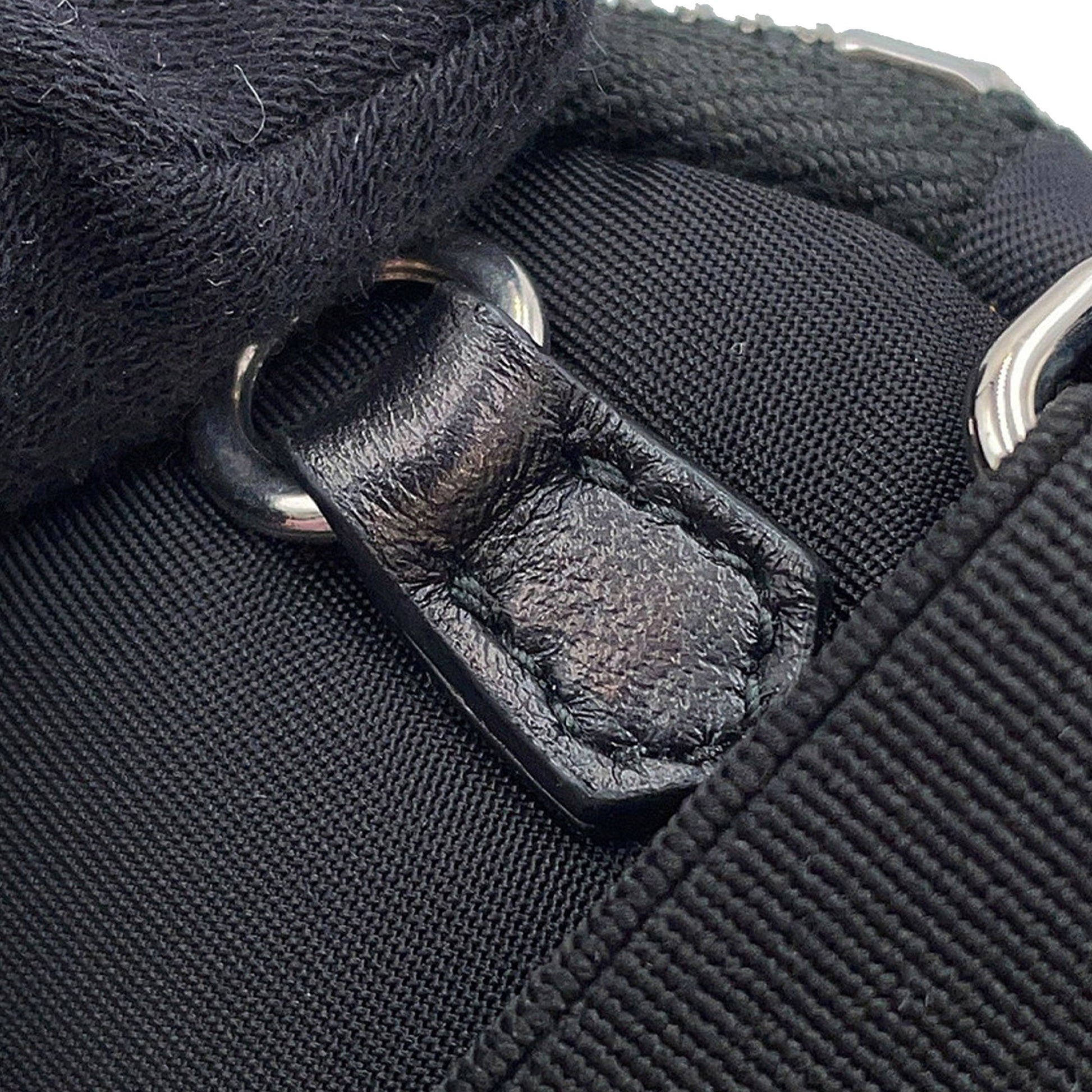 Prada Mini Tessuto Round Pouch Crossbody