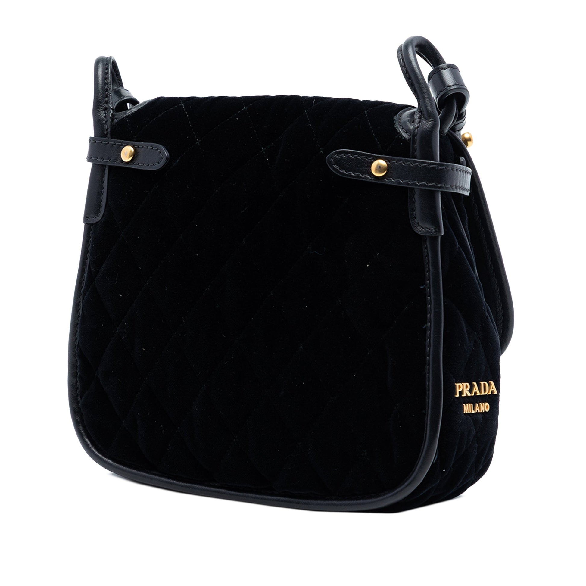 Prada Impuntu Velluto Corsaire Crossbody