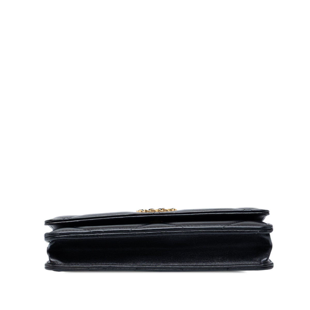 Chanel Quilted Lambskin 19 Wallet on Chain — Black