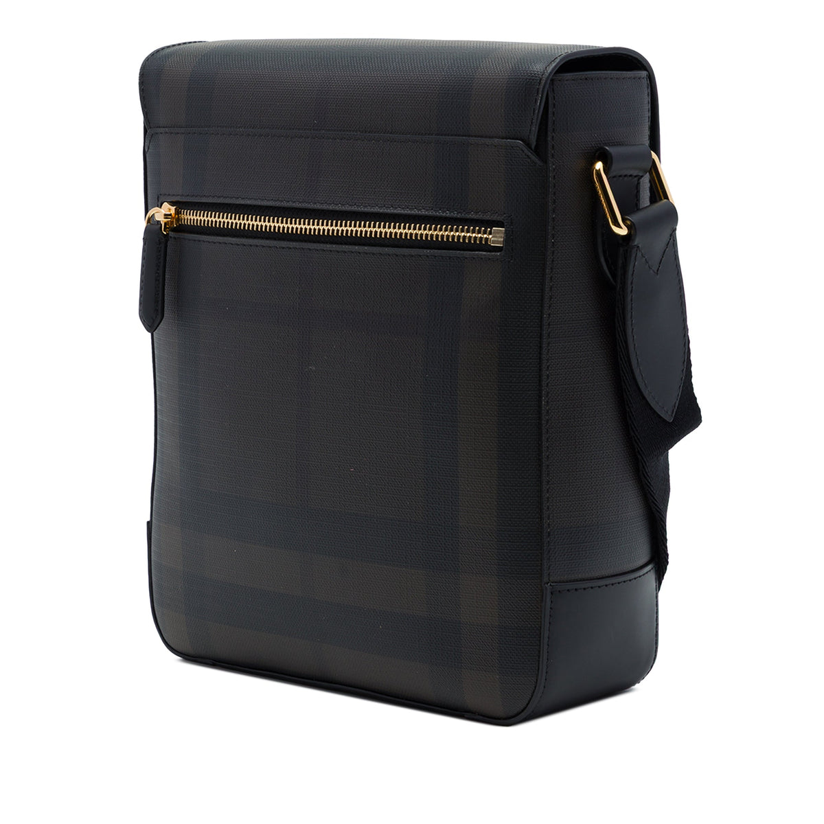 Burberry Smoked Check Coated Canvas Greenford Messenger Bag