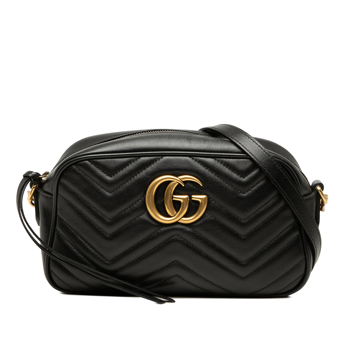 Gucci Small GG Marmont Matelasse Calfskin Crossbody