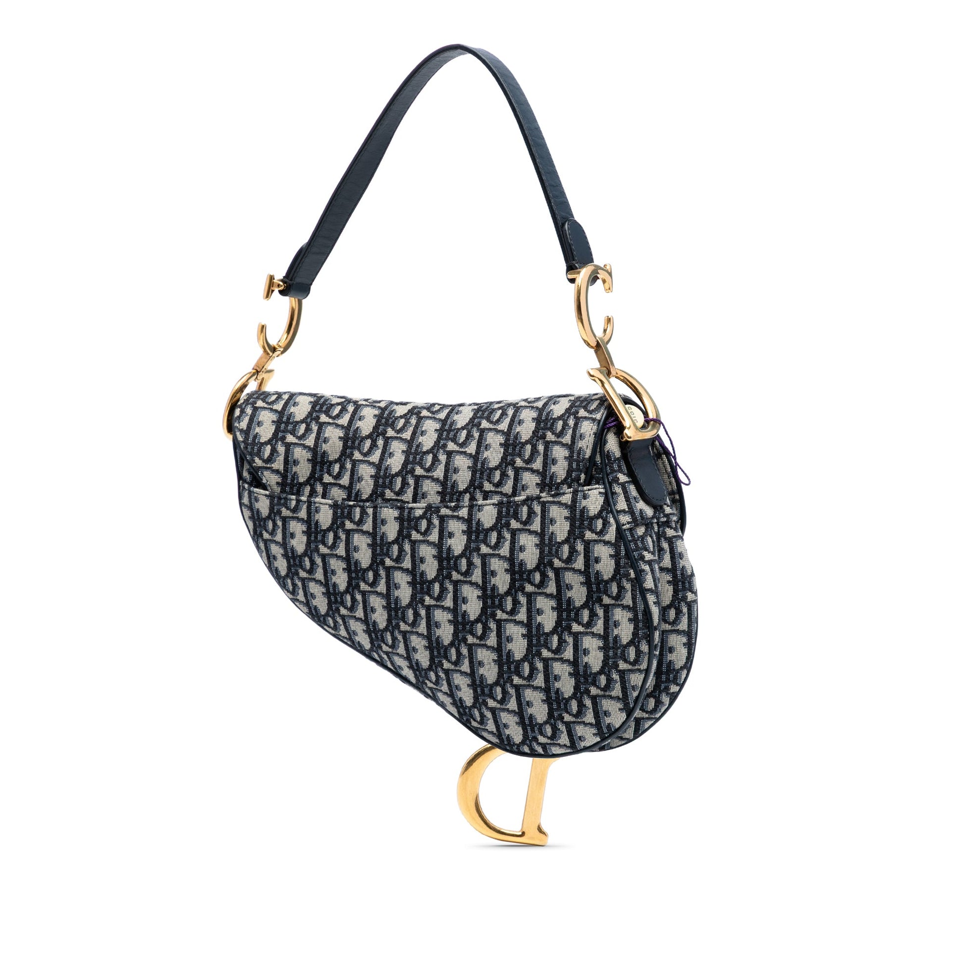Dior Oblique Canvas Saddle Bag